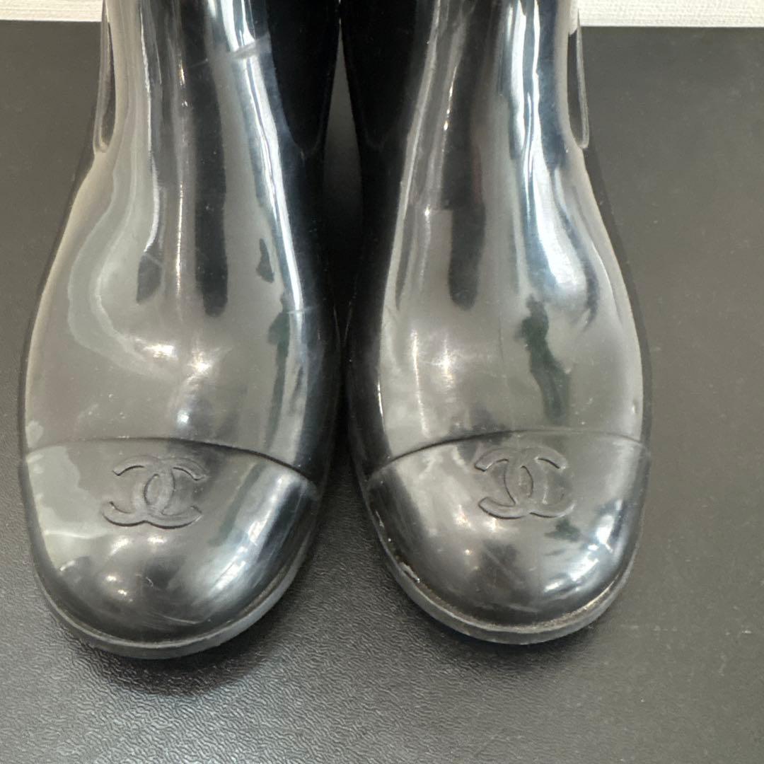 【土日限定値下げ】CHANEL カメリア レインブーツ37