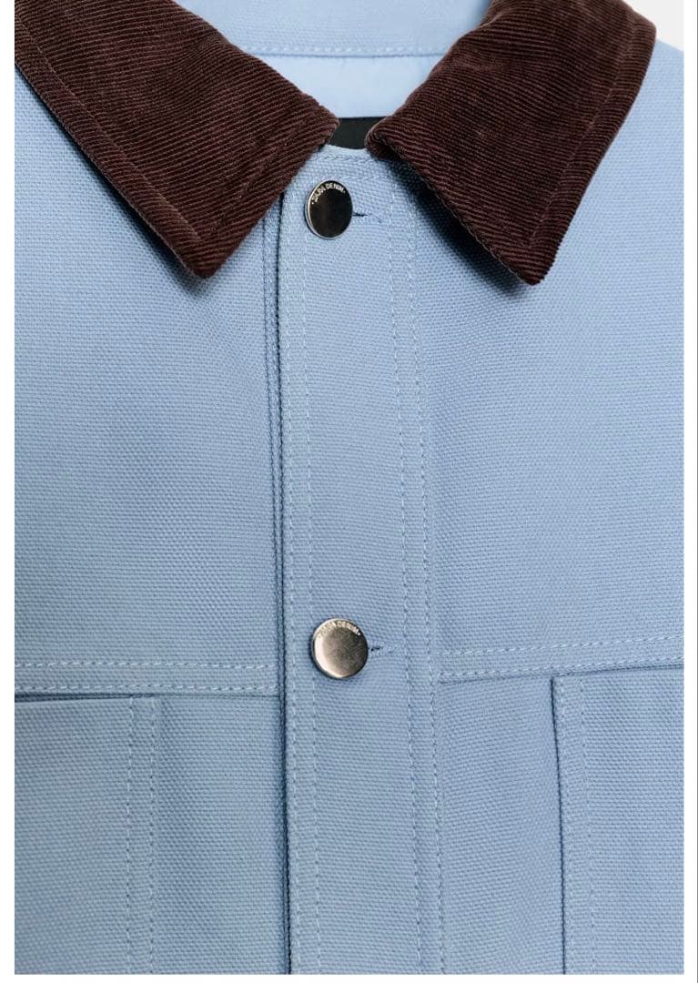 タグ付き新品★ZARAのコントラストカラーパフジャケット★Mサイズ★空色