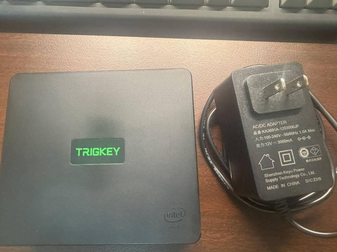ミニPC TRIGKEY G4 Intel N100 MEM16GB/SSD500GB