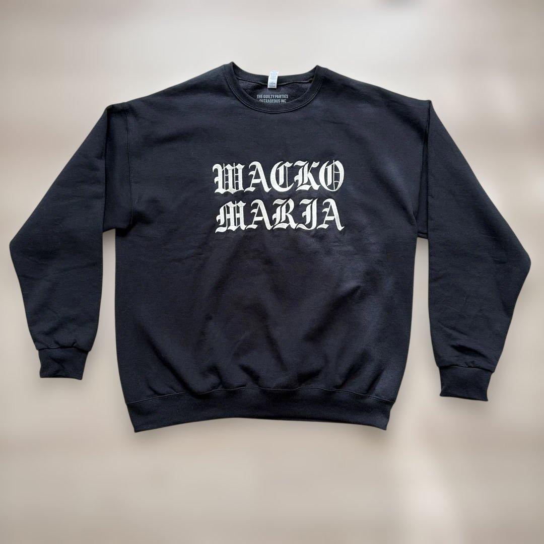 wacko maria ワコマリア　スウェット　刺繍　ジャージーズ　XL