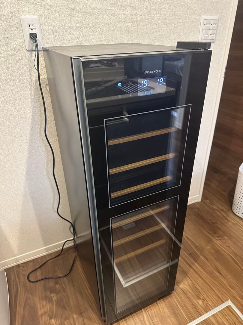 SAKURA WORKS ワインセラー ガラス扉