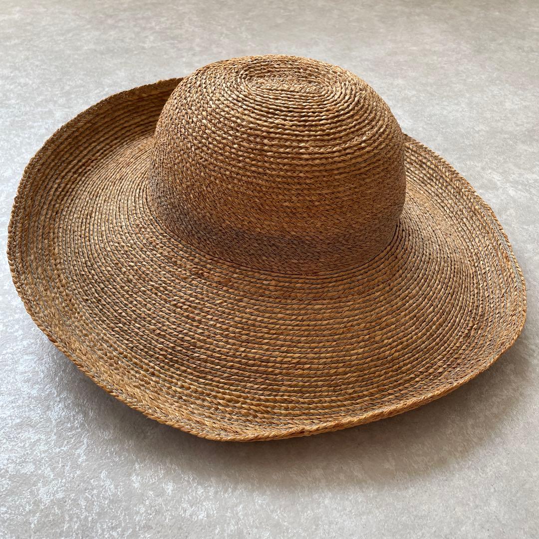 新品同様 Helen Kaminski ストローハット 麦わら帽子グラデーション