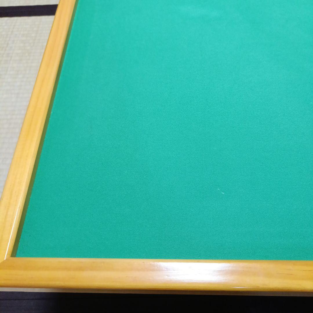 折りたたみ式　座卓式 手混ぜ 麻雀卓セット　脚つき