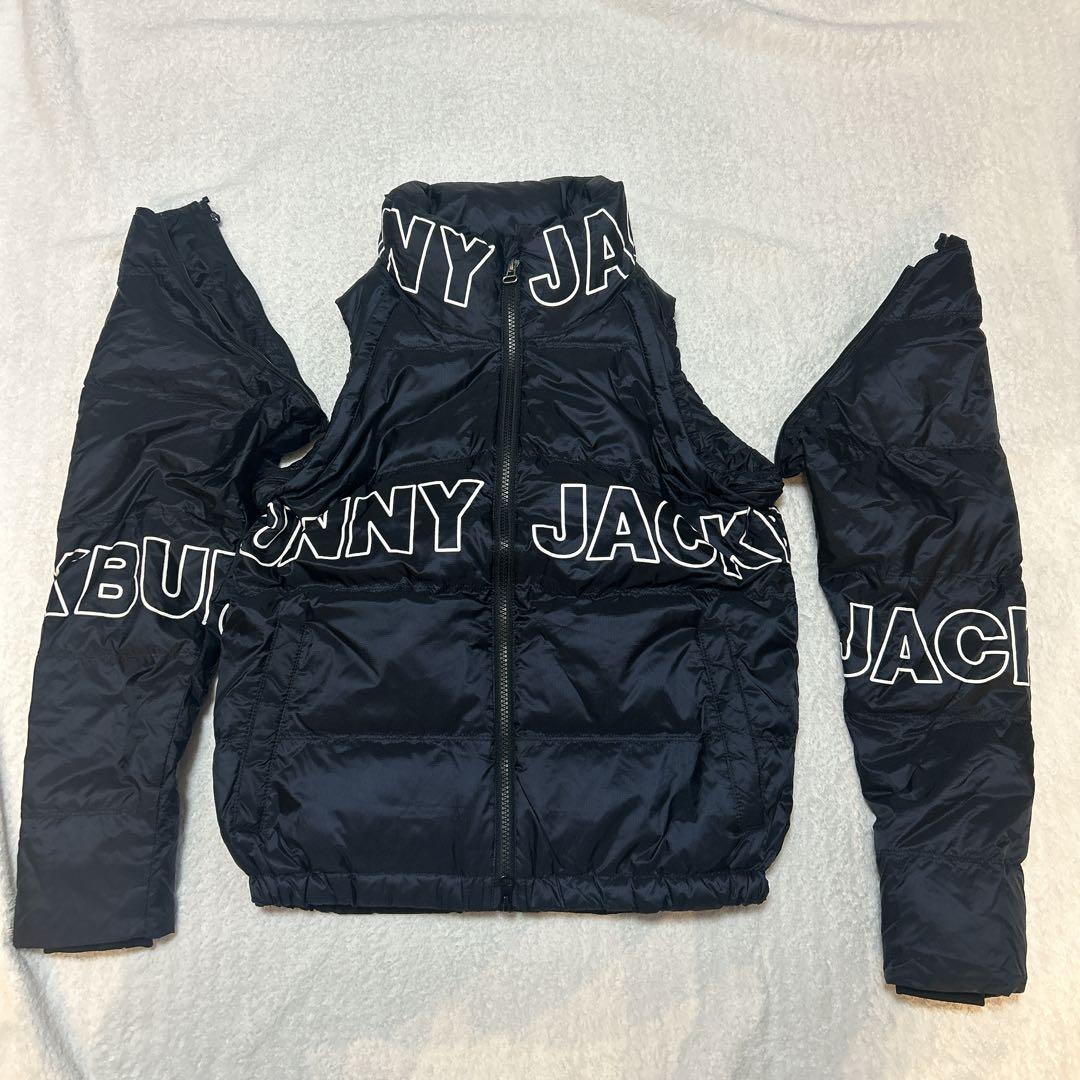 美品 Jack Bunny!! ジャックバニー ブラックダウンジャケット 黒
