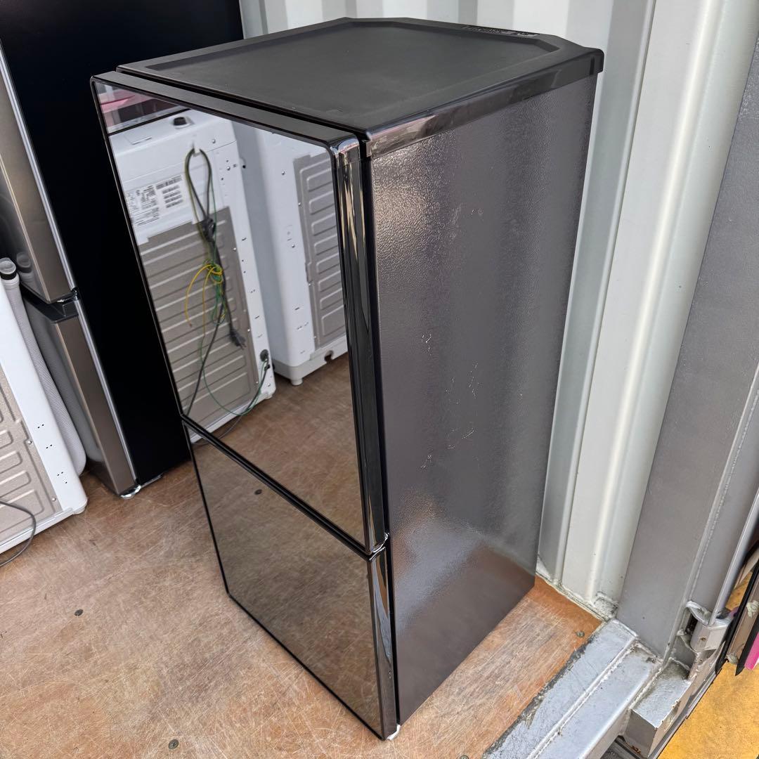 C7428★2020年製美品★ツインバード　冷蔵庫　ミラーブラック　鏡