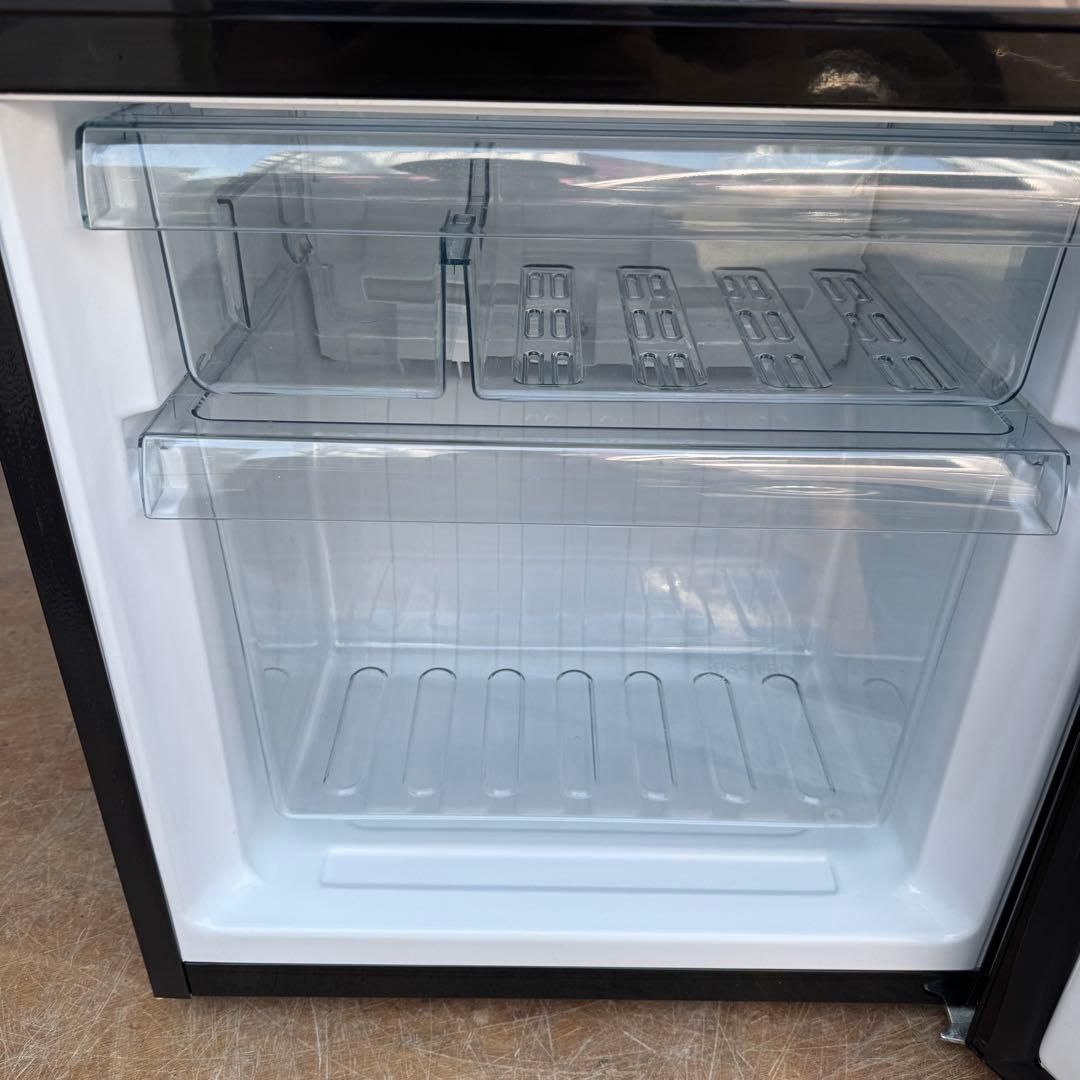 C7428★2020年製美品★ツインバード　冷蔵庫　ミラーブラック　鏡