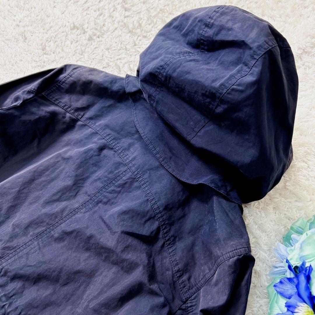 人気✨タトラス LEUCA ナイロンモッズコート 軽量 金ボタン ネイビー