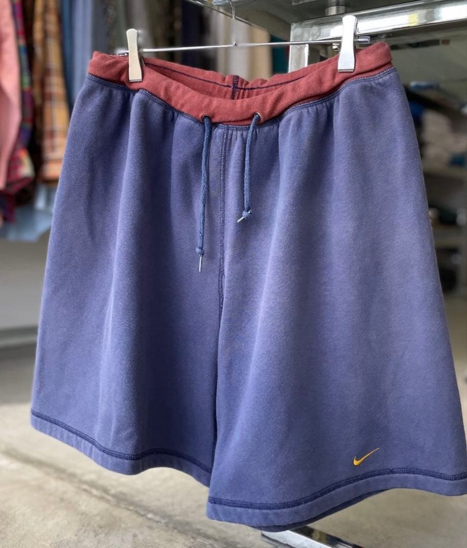 old Nike 90s フェードスウェット　ハーフパンツ
