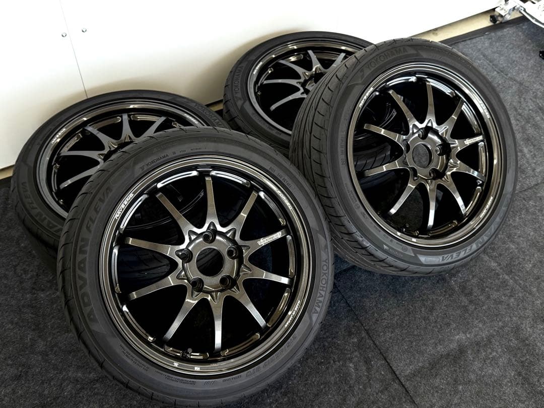『美品』RAYS 17インチ VOLKRACING CE28タイヤホイールセット