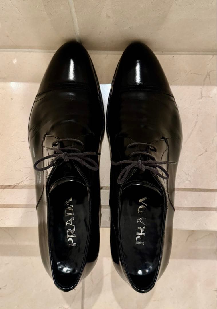 PRADA⭐️ ブラック ドレスシューズ キャップトゥ