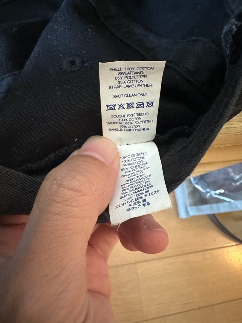 【確実正規品】supreme black camp cap黒