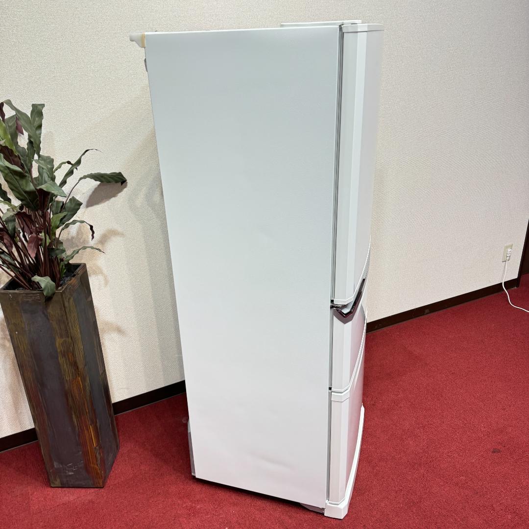 東京23区送料無料　美品三菱　3ドア冷蔵庫　335L　製氷機有　MR-C34YL
