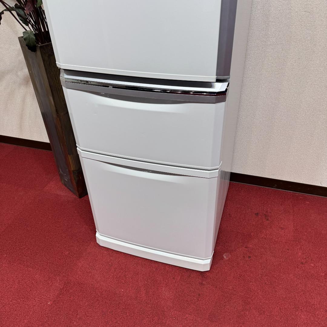 東京23区送料無料　美品三菱　3ドア冷蔵庫　335L　製氷機有　MR-C34YL