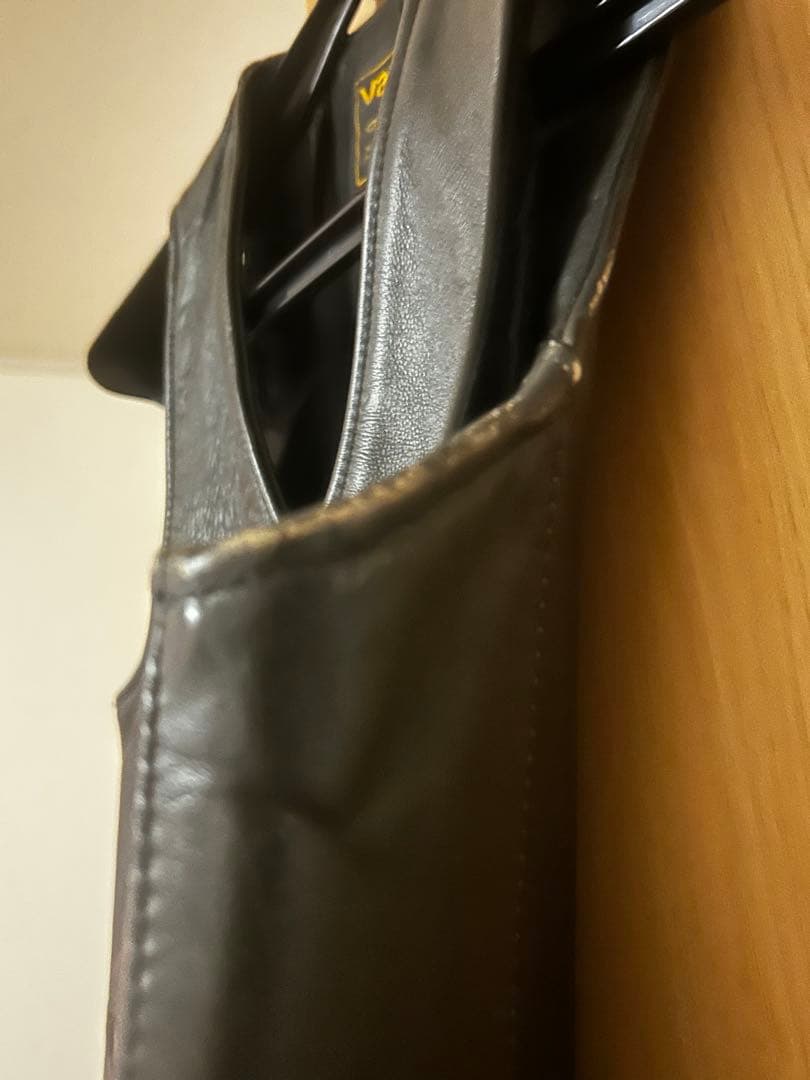 アメリカ製VANSON 本革レザーベストコンチョボタン