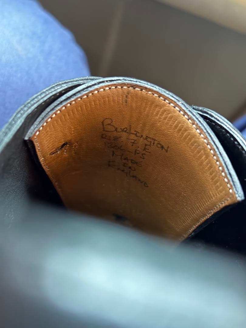 【年始特価】GAZIANO & GIRLING ブラック ドレスシューズ7E