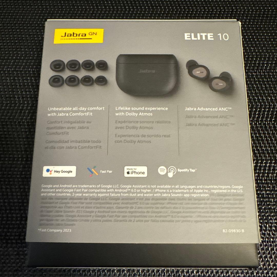 イヤホン Elite 10 Titanium Black