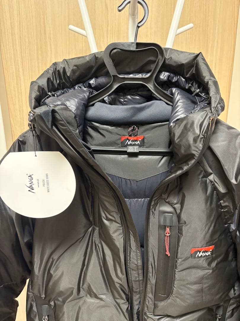 新品同様 ナンガ オーロラテックスライトダウン ミカミ Mサイズ ブラック