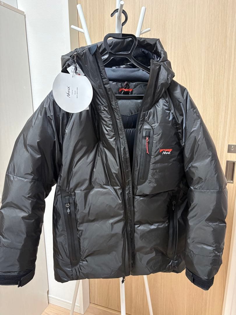 新品同様 ナンガ オーロラテックスライトダウン ミカミ Mサイズ ブラック