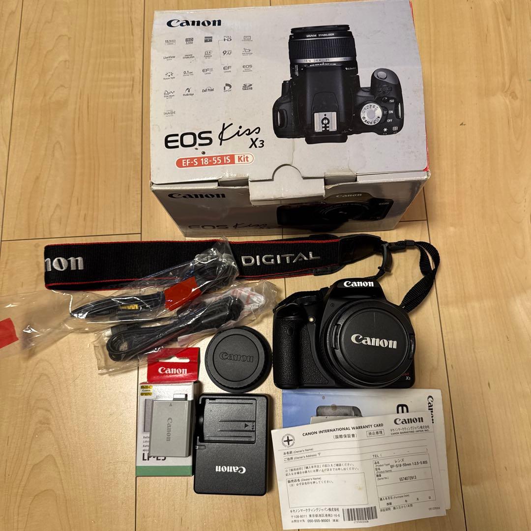 【美品】Canon EOS Kiss X3 EF-S 18-55mm IS
