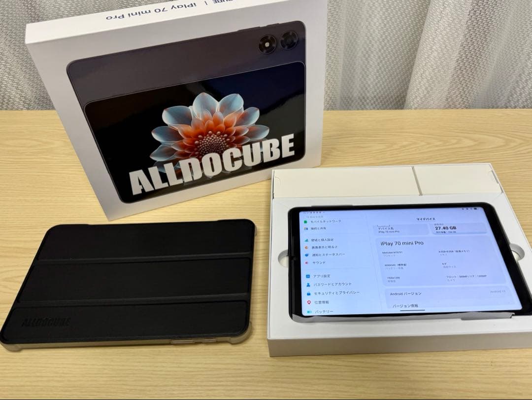 美品 ALLDOCUBE iPlay 70 mini Pro 純正ケース付