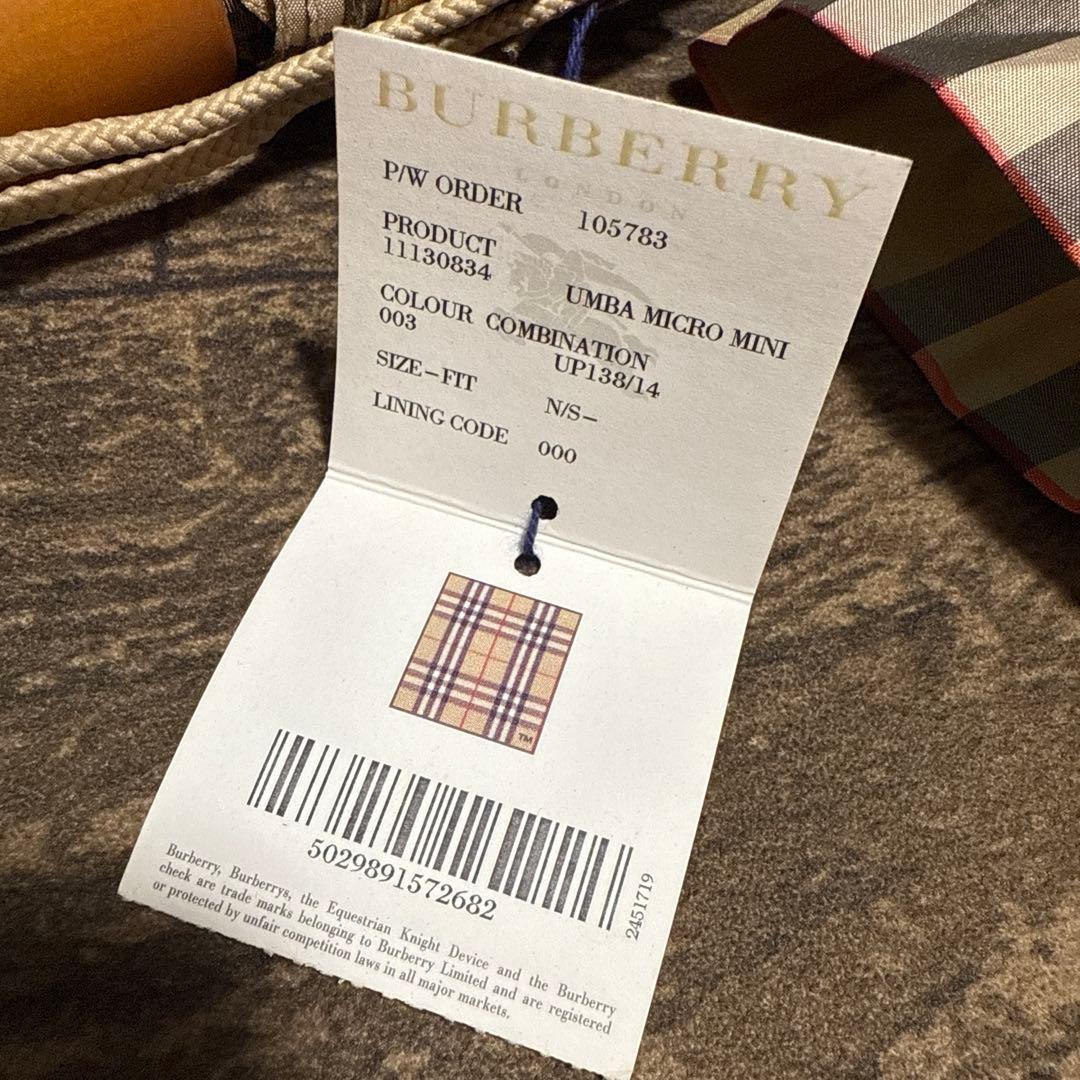 バーバリー　折りたたみ傘　Burberry