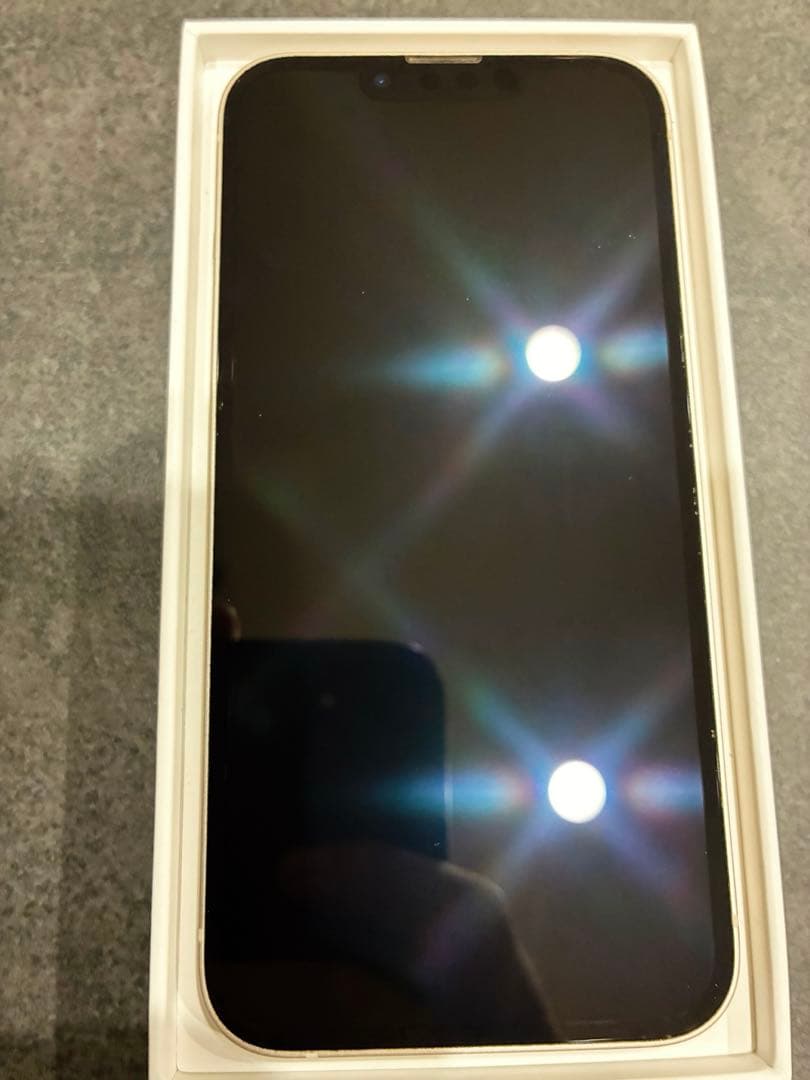 Apple iPhone 13 128GB Starlight本体 箱付き
