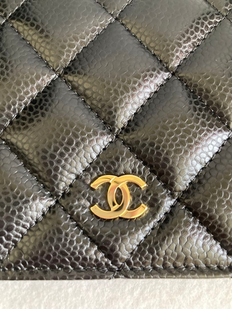⭐︎popo⭐︎CHANEL チェーンウォレット　キャビアスキン　新品.未使用