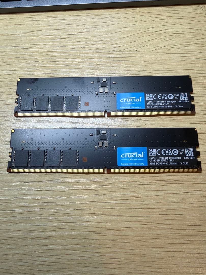 Crucial 64GB(32GBx2枚) DDR5-4800