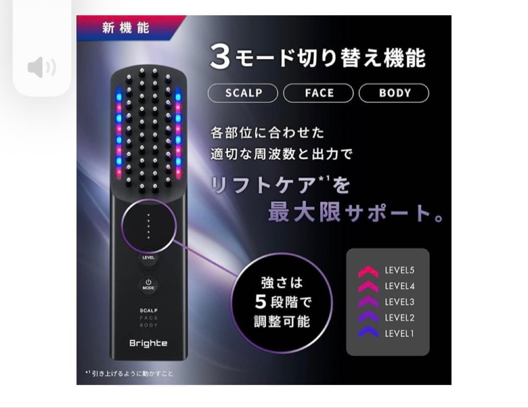 最新版　美品　ブライト　エレキブラシプラス