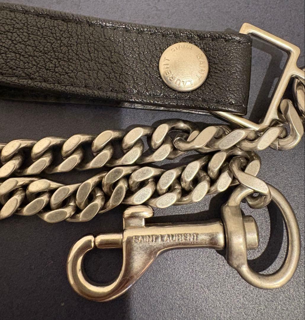SAINT LAURENT サンローラン 　トラッカーウォレット　チェーン