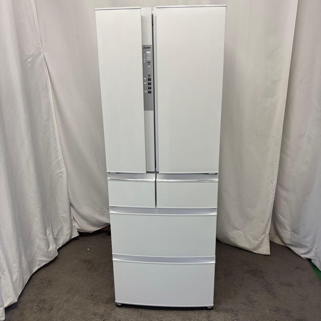 48　三菱　冷蔵庫　400L級　大型　フレンチドア　白　綺麗　設置無料　安い‼️