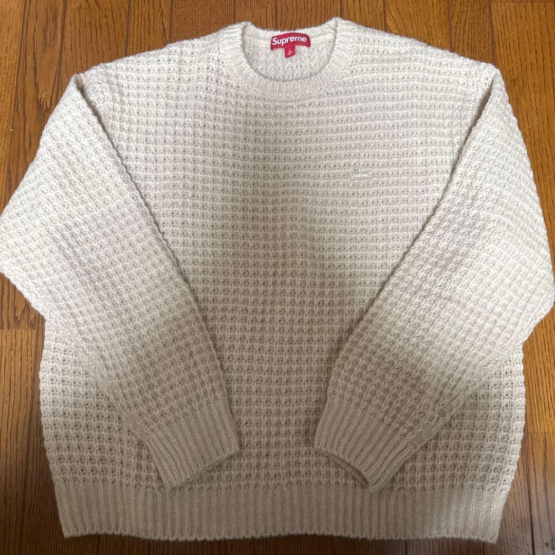 トップス supreme 25aw small box waffle sweater L