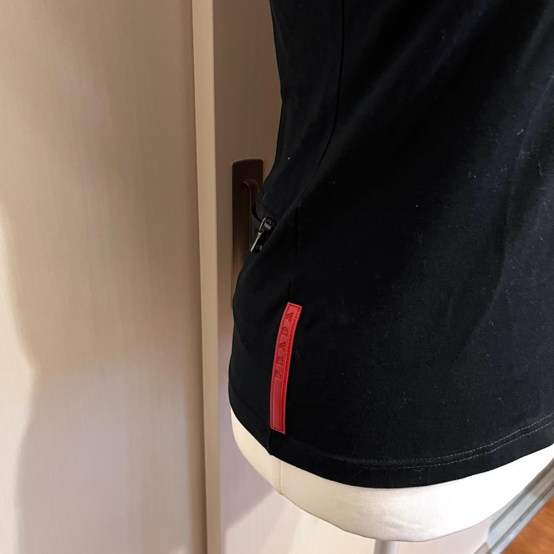 【PRADA】ストレッチTシャツ Msize ak207