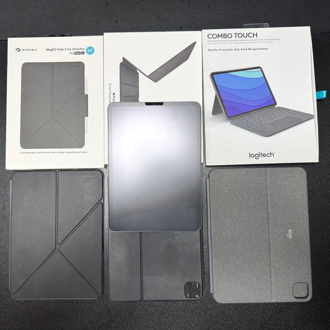 M1 iPadPro 11インチ 1TB 最大容量100％ 3世代＋ケース3点