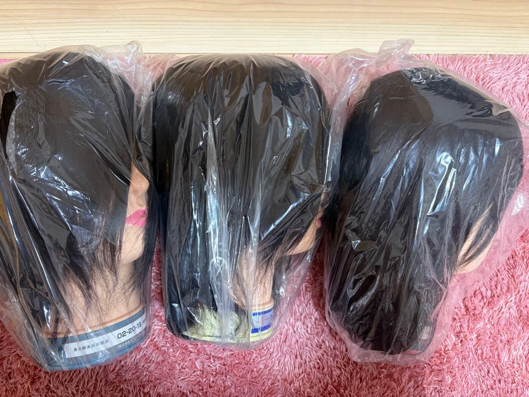 美容師実技試験 カットウィッグ 3体セット ビューラックス レジーナ