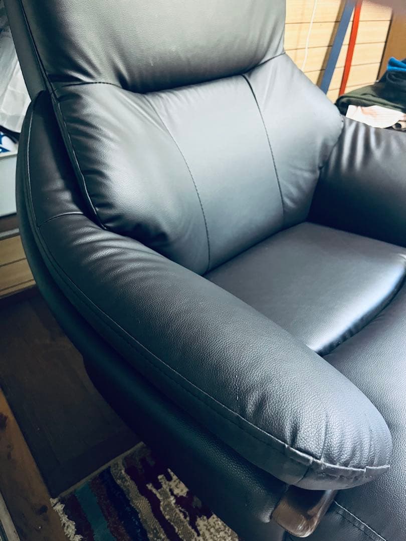 必読！(Nシールド コウテイ3 DBR)1人用ソファ 直接取引&たのメル便