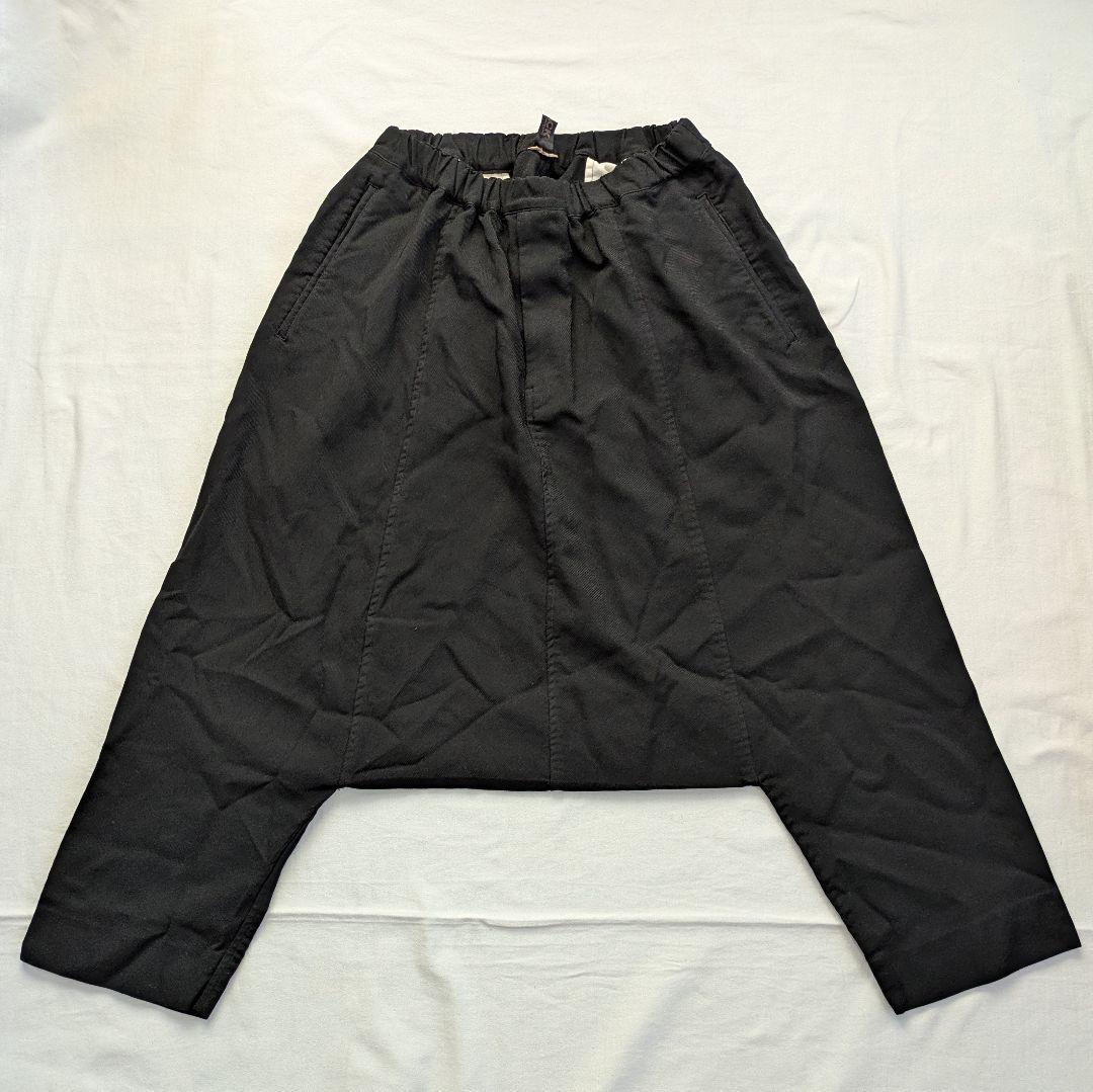 Comme des Garçons ブラック サルエルパンツ XS