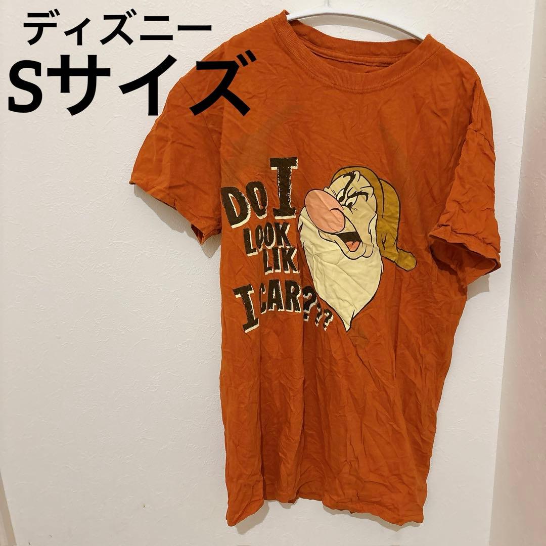 ディズニー 【S】グランピー Tシャツ オレンジ メンズ レディース シャツ