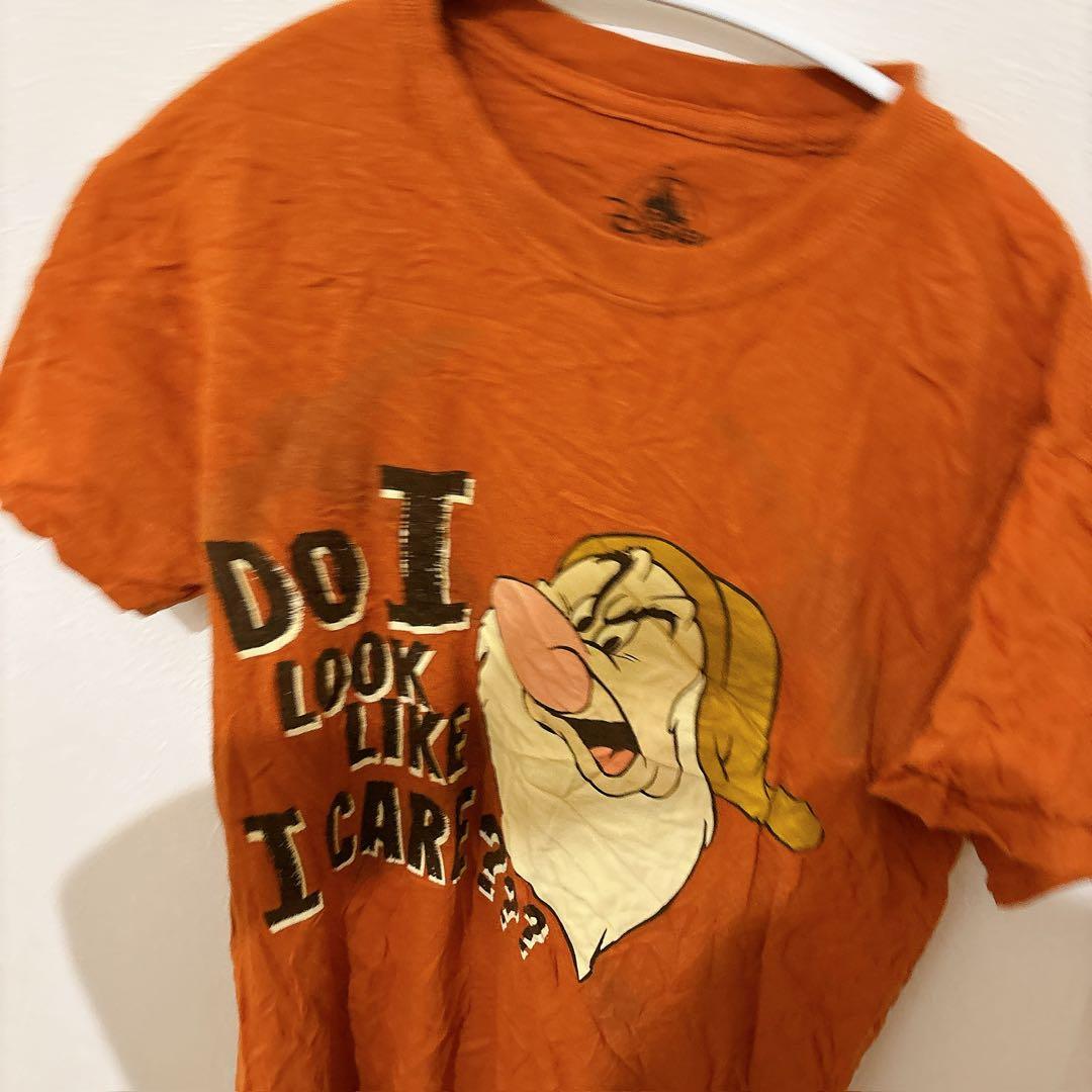 ディズニー 【S】グランピー Tシャツ オレンジ メンズ レディース シャツ