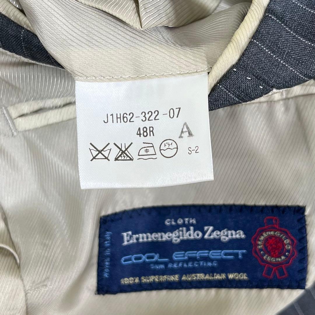 Paul Stuart × Zegna生地 三陽商会 スーツ グレー 48R