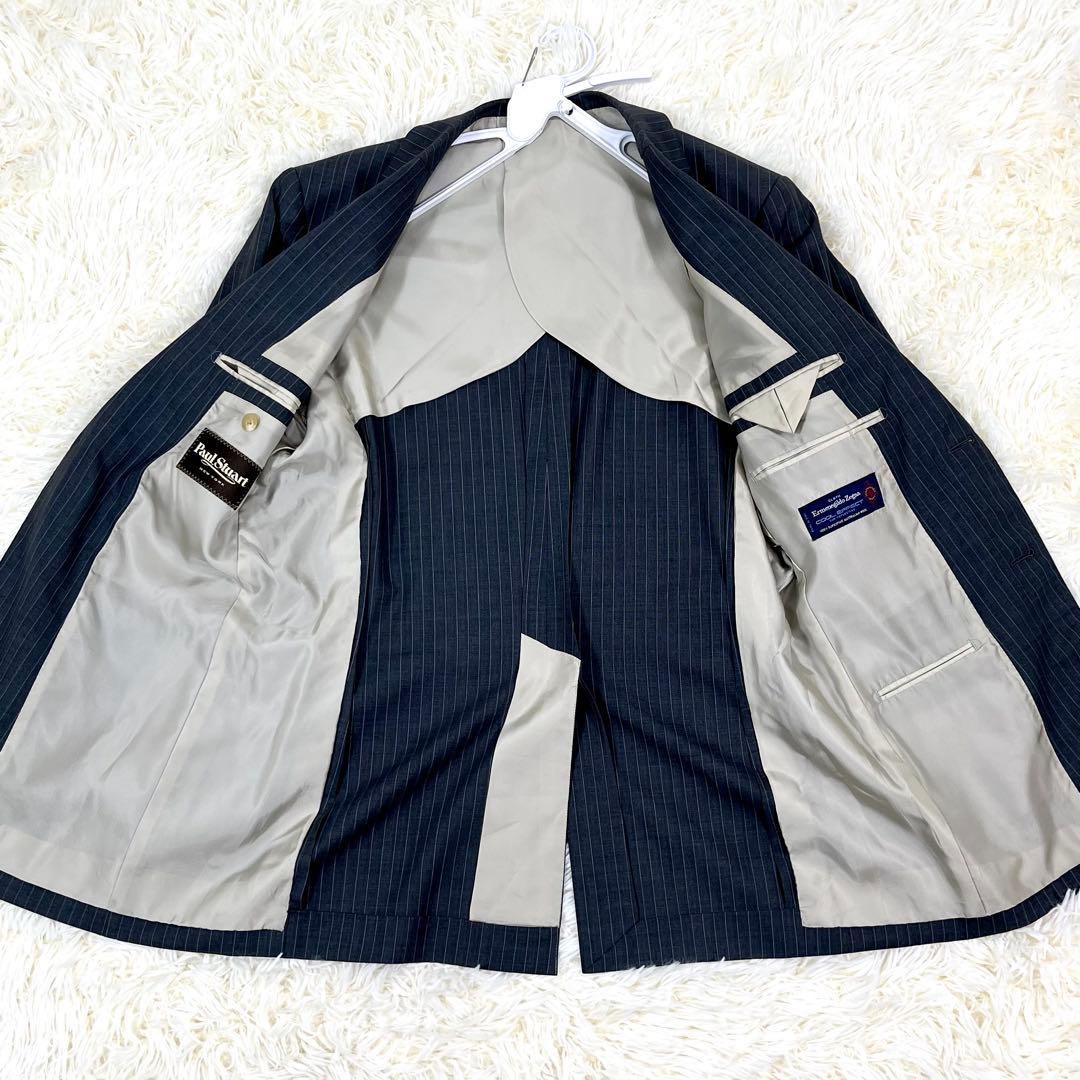 Paul Stuart × Zegna生地 三陽商会 スーツ グレー 48R