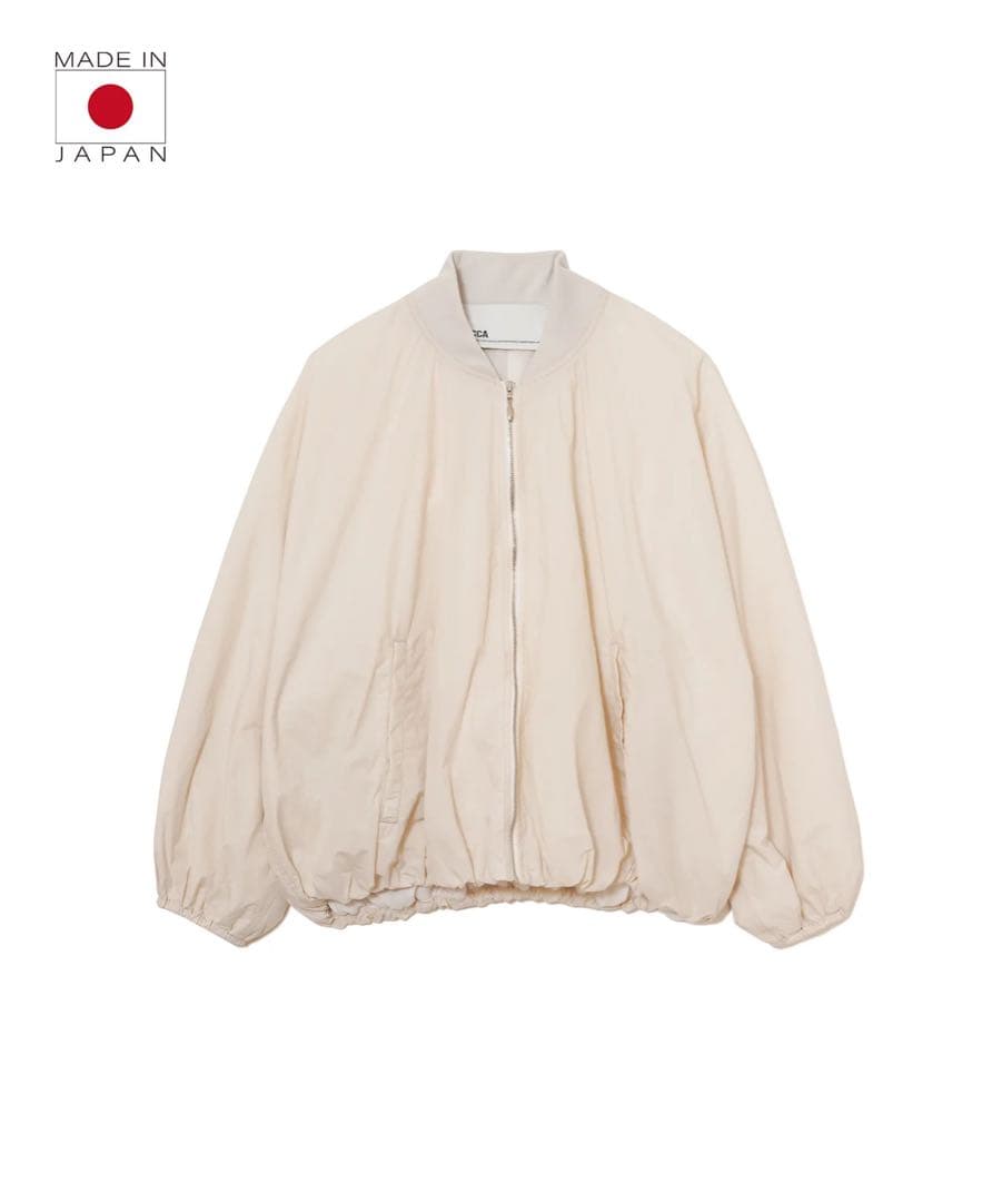 新品　TICCA ナイロンショートMA-1 アイボリー