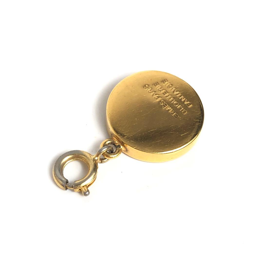 HERMES エルメス コロゾ ペンダントトップ ゴールドカラー