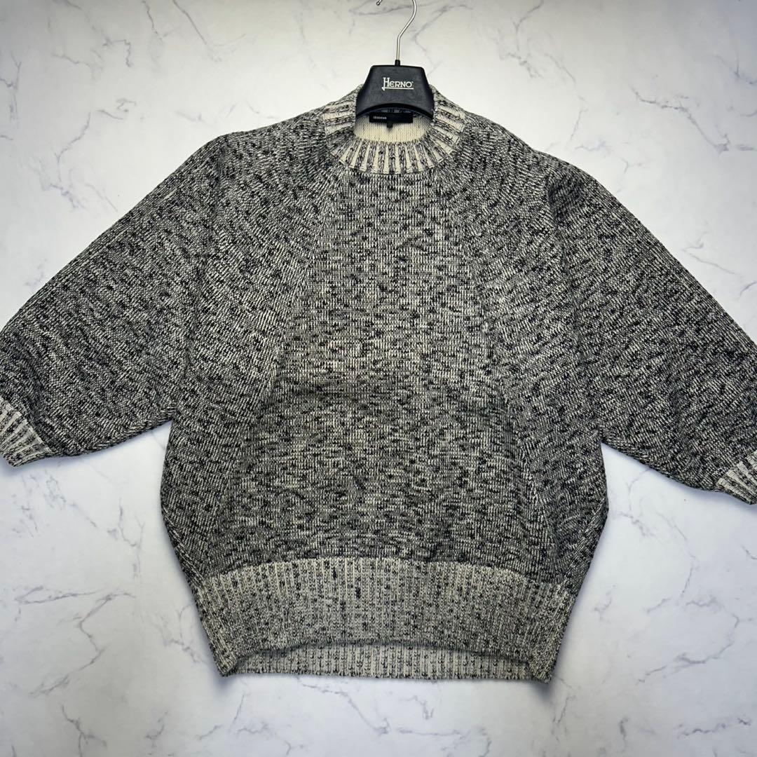 08sircus ドルマンスリーブニット メランジ プルオーバー