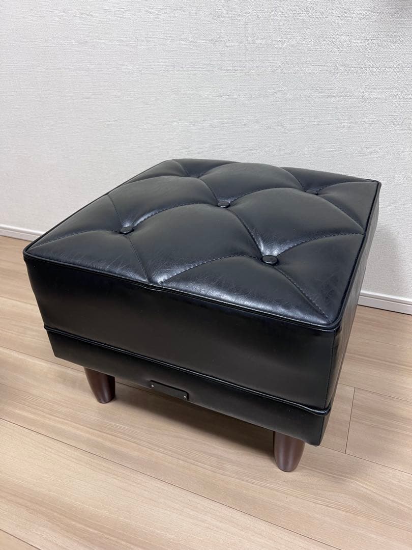 カリモク60 オットマン スタンダードブラック 送料込