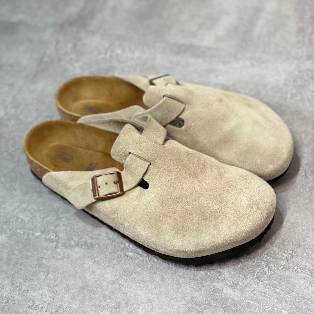 人気良品✨ビルケンシュトック 43 28cm ボストン サボサンダル トープ