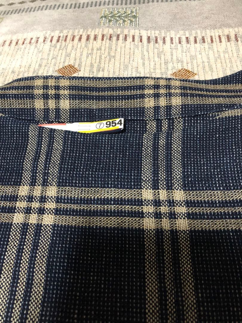 超美品 45R チェック柄ワンピース￼