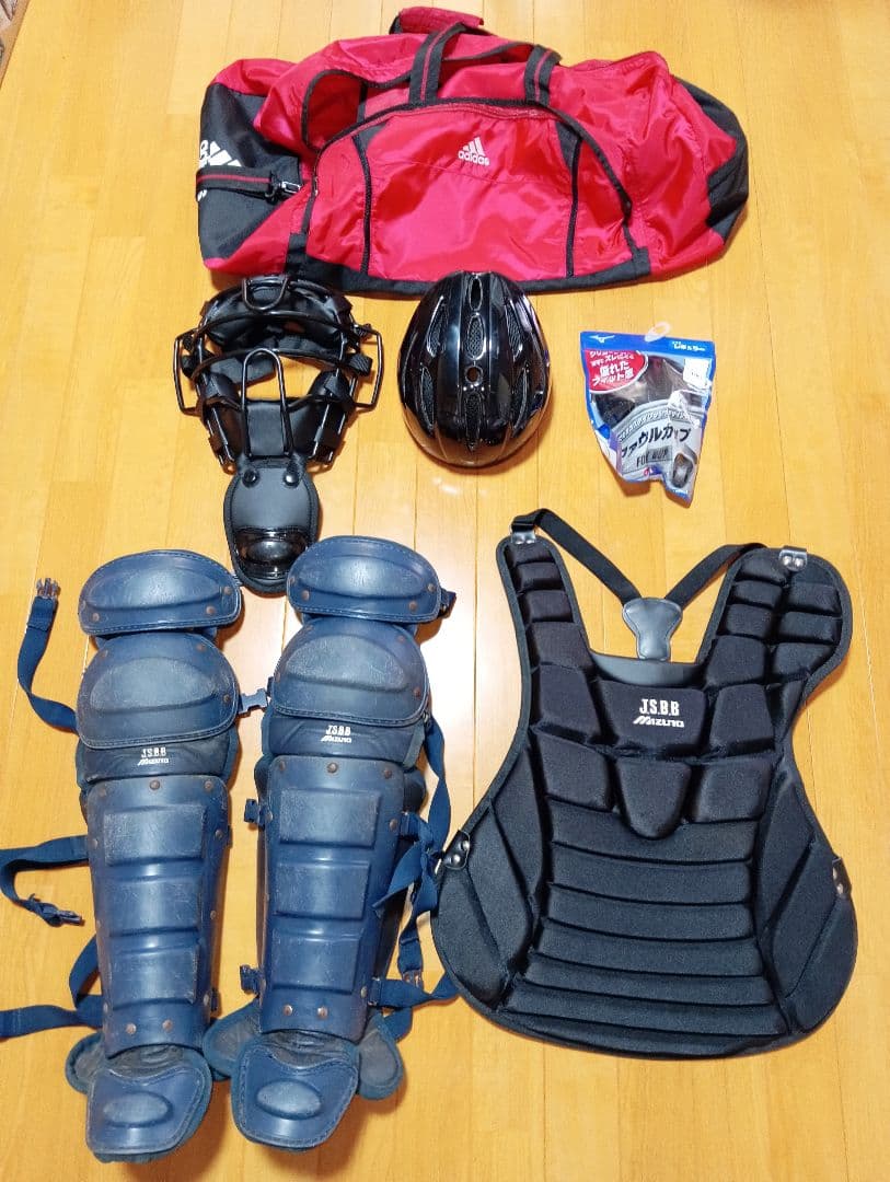 ミズノ　ゼット　ssk キャッチャー防具セット　収納バッグ付き