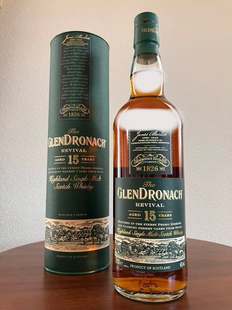グレンドロナック　１５年　新品　2022年ボトリング
