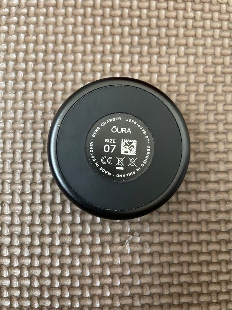 OURA RING Gen3 7号　オーラリング　シルバー　　US7